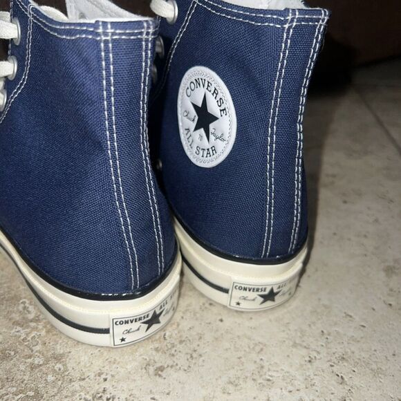 Converse Women’s Chuck 70 Hi Canvas Midnight Navy Blue A09978C 6.5 - Picture 4 of 5